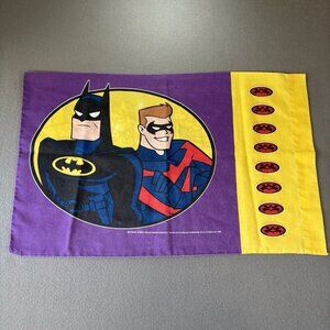 Vintage Batman & Robin, Mr. Freeze Standard Pillowcase‎ 1996 DC Comics Retro